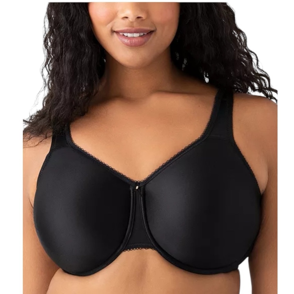 Wacoal 855192 Basic Beauty Full-figure underwire bra black 38G EXCELLENT